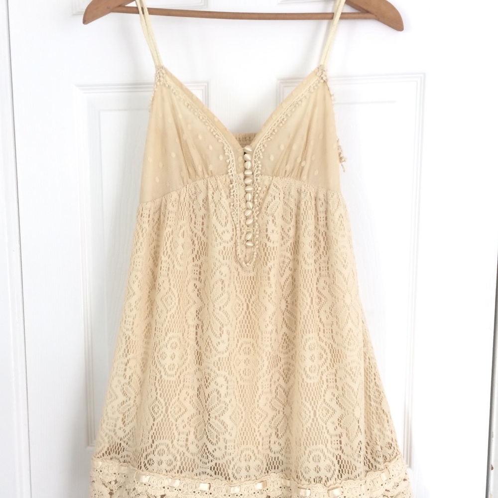 Cream lace Dress